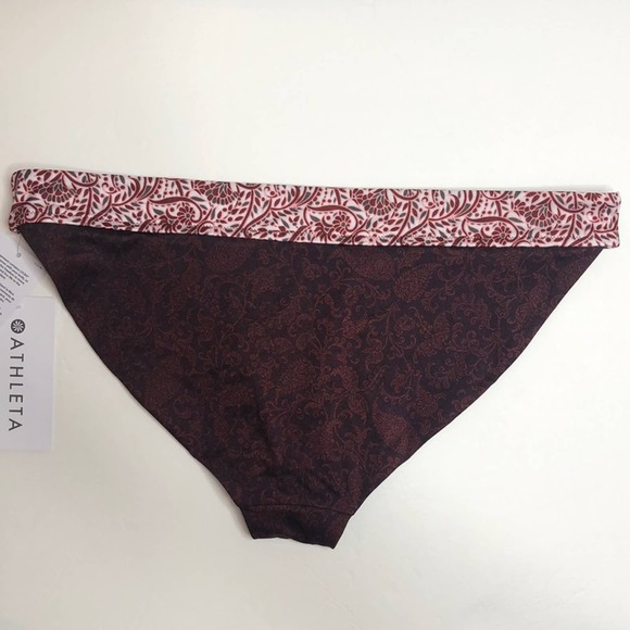 NWT athleta aqualux batik mid rise bikini bottoms size large - Picture 8 of 8